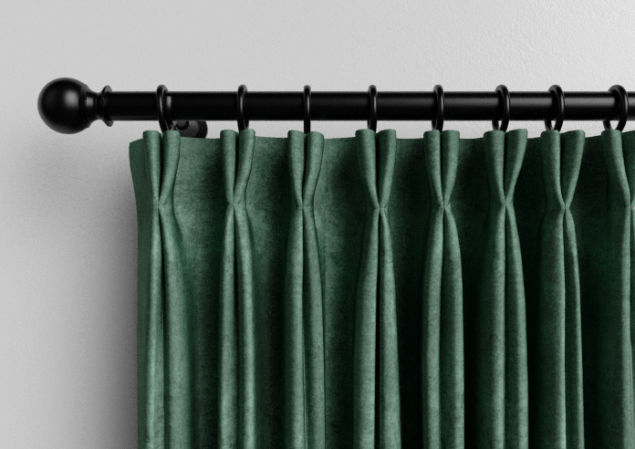 Florence Faux Suede, Fern Green - Made to Measure Curtains - Image 10